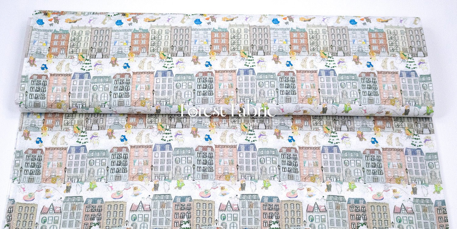 cotton - Brooklyn vacation fabric - FO:REST Fabric 布恩堂Liberty fabrictana lawnjapanese fabricykk zipper