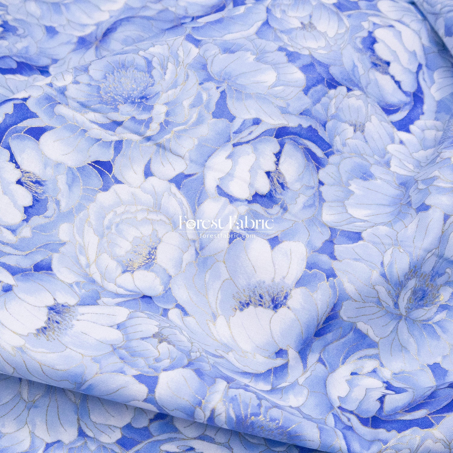 cotton - Butterfly Blue Collection fabric - FO:REST Fabric 布恩堂Liberty fabrictana lawnjapanese fabricykk zipper