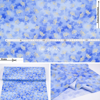 cotton - Butterfly Blue Collection fabric - FO:REST Fabric 布恩堂Liberty fabrictana lawnjapanese fabricykk zipper