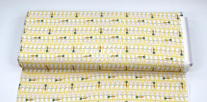 cotton - Carrot and Rabbit fabric - FO:REST Fabric 布恩堂Liberty fabrictana lawnjapanese fabricykk zipper