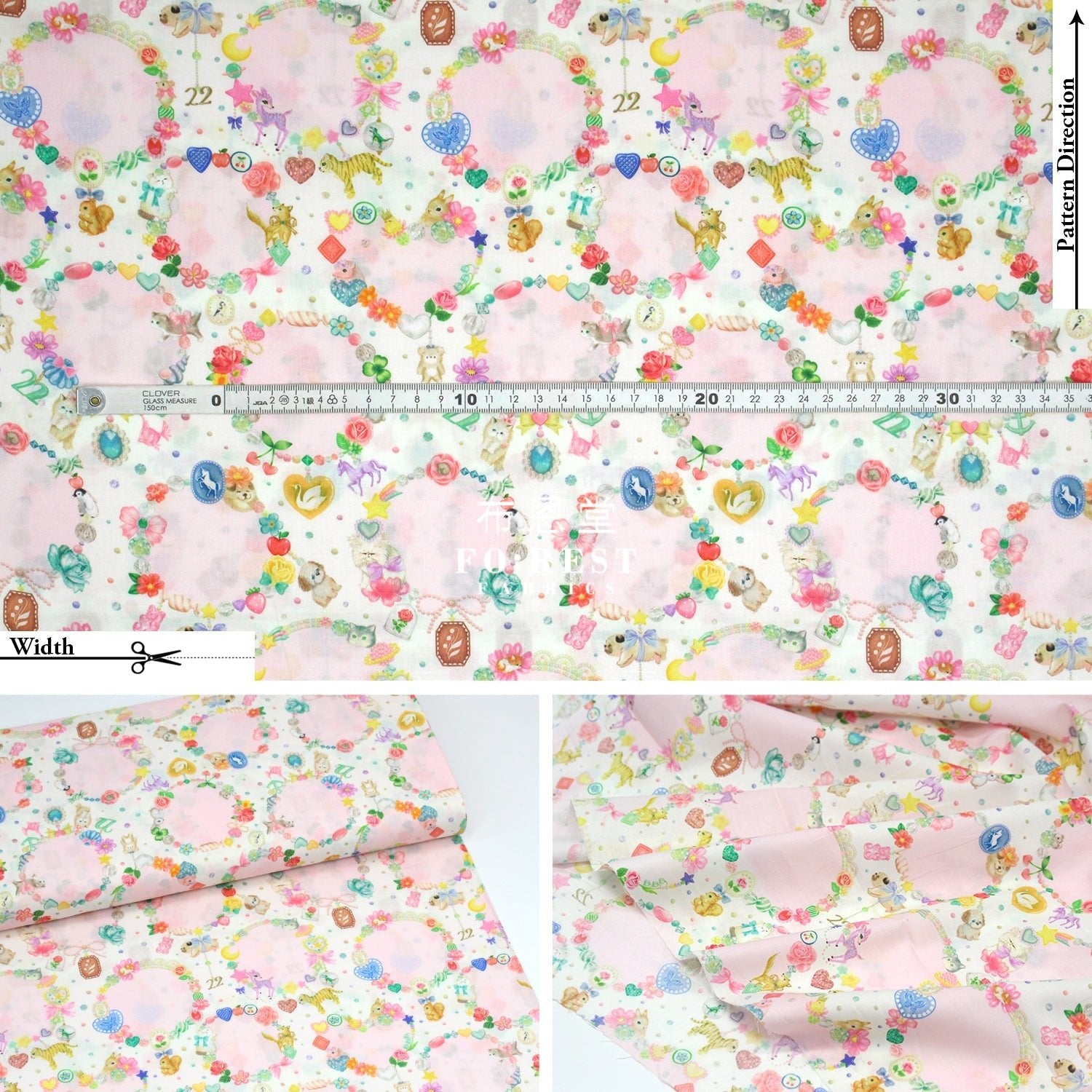 cotton - Charm Collector fabric A - FO:REST Fabric 布恩堂Liberty fabrictana lawnjapanese fabricykk zipper