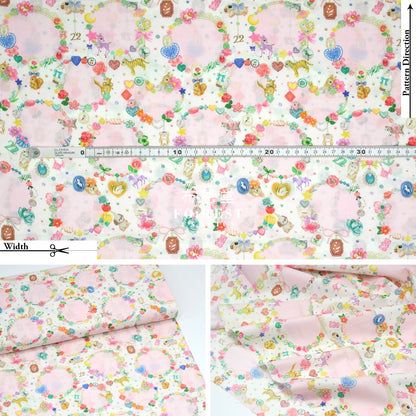 cotton - Charm Collector fabric A - FO:REST Fabric 布恩堂Liberty fabrictana lawnjapanese fabricykk zipper