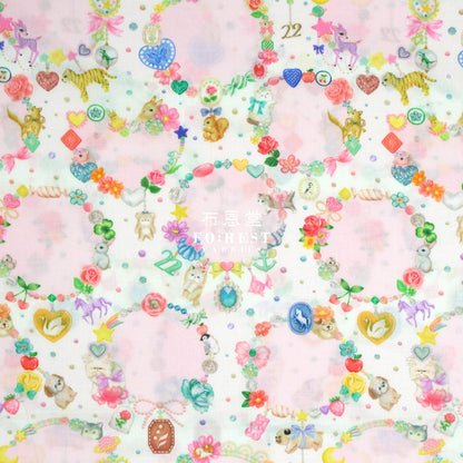 cotton - Charm Collector fabric A - FO:REST Fabric 布恩堂Liberty fabrictana lawnjapanese fabricykk zipper