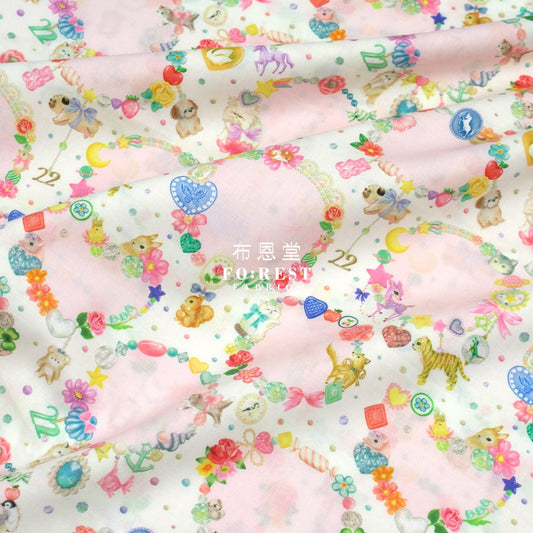 cotton - Charm Collector fabric A - FO:REST Fabric 布恩堂Liberty fabrictana lawnjapanese fabricykk zipper