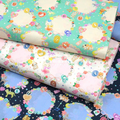 cotton - Charm Collector fabric B - FO:REST Fabric 布恩堂Liberty fabrictana lawnjapanese fabricykk zipper