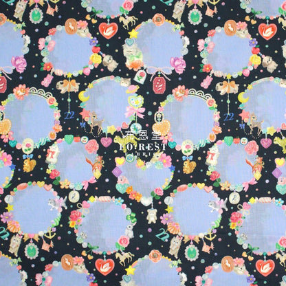 cotton - Charm Collector fabric C - FO:REST Fabric 布恩堂Liberty fabrictana lawnjapanese fabricykk zipper