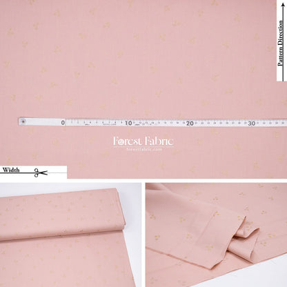 cotton - Cherry with metallic fabric - FO:REST Fabric 布恩堂Liberty fabrictana lawnjapanese fabricykk zipper