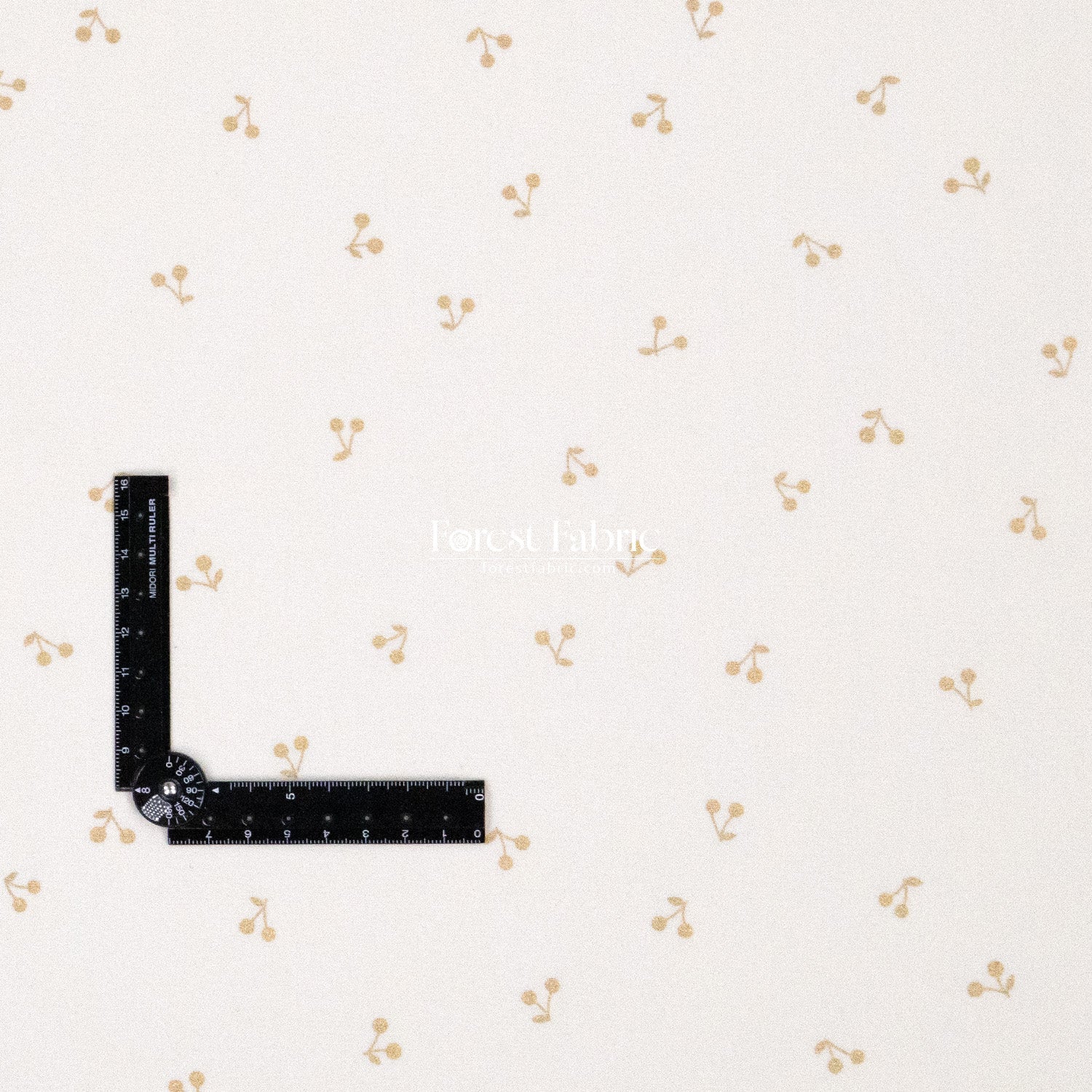 cotton - Cherry with metallic fabric - FO:REST Fabric 布恩堂Liberty fabrictana lawnjapanese fabricykk zipper