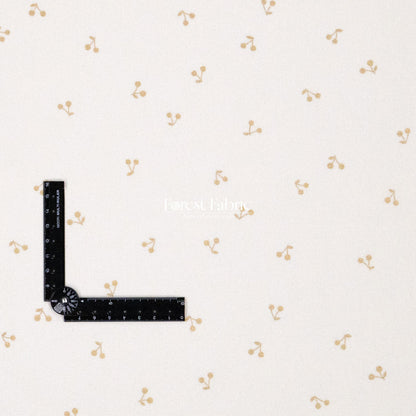 cotton - Cherry with metallic fabric - FO:REST Fabric 布恩堂Liberty fabrictana lawnjapanese fabricykk zipper