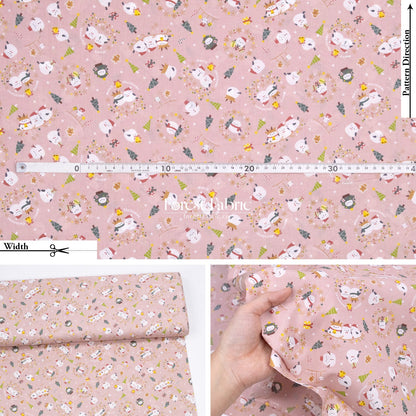cotton - Christmas Snowbird fabric - FO:REST Fabric 布恩堂Liberty fabrictana lawnjapanese fabricykk zipper