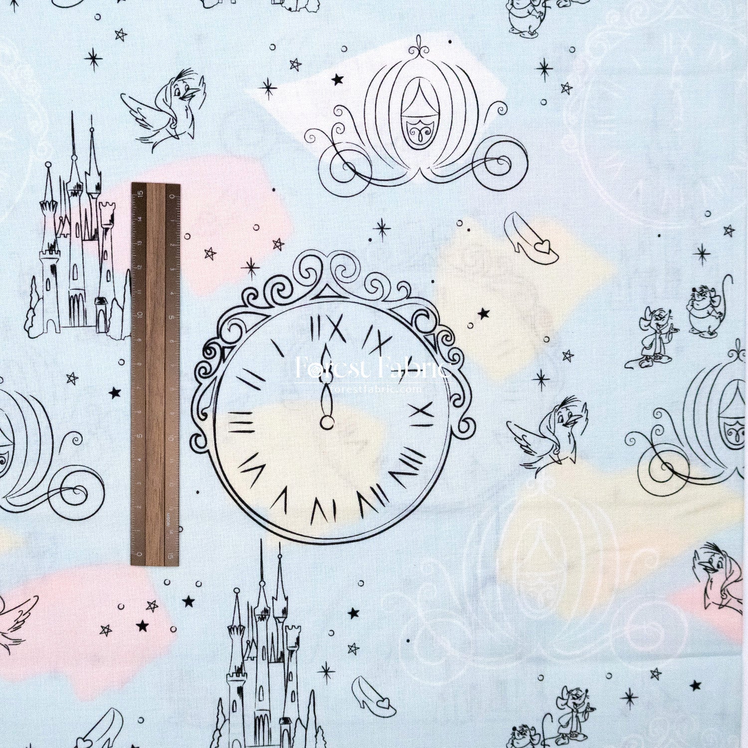cotton - Cinderella fabric - FO:REST Fabric 布恩堂Liberty fabrictana lawnjapanese fabricykk zipper