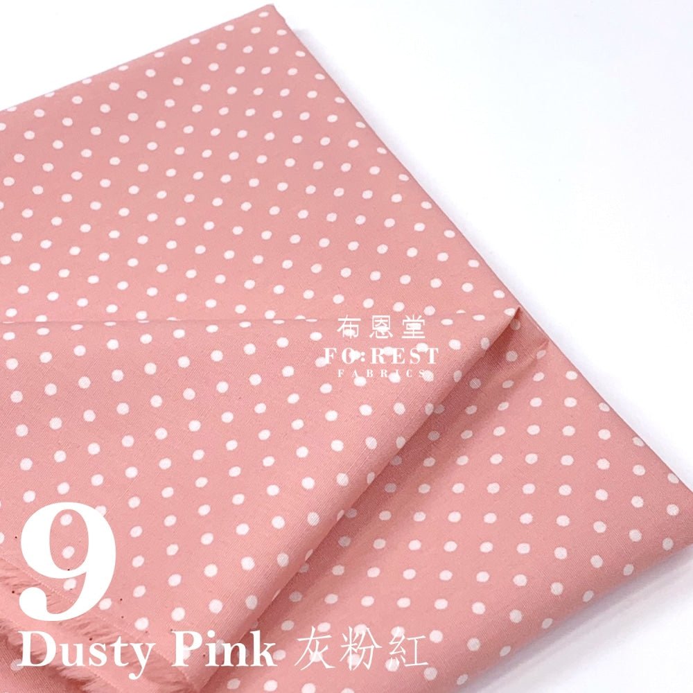 Cotton - Circle Dot fabric - FO:REST Fabric 布恩堂Liberty fabrictana lawnjapanese fabricykk zipper