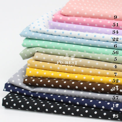 Cotton - Circle Dot fabric - FO:REST Fabric 布恩堂Liberty fabrictana lawnjapanese fabricykk zipper