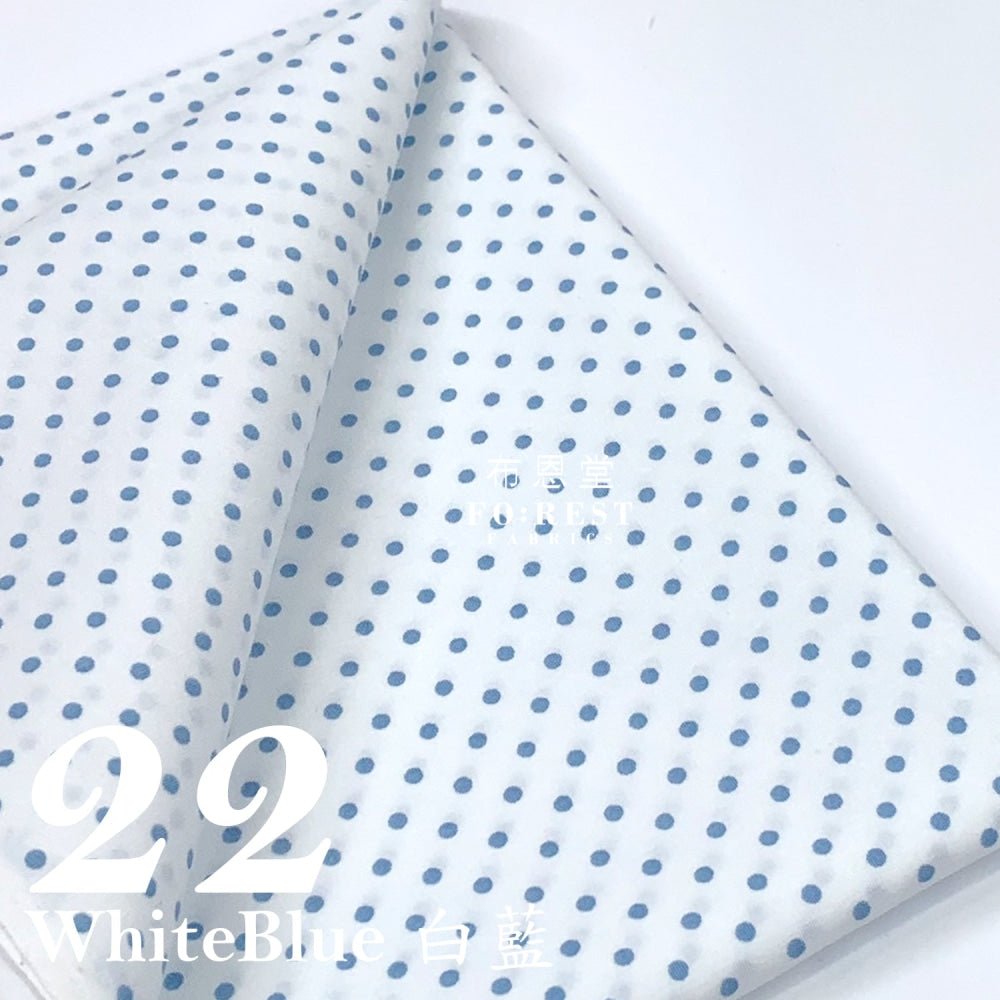 Cotton - Circle Dot fabric - FO:REST Fabric 布恩堂Liberty fabrictana lawnjapanese fabricykk zipper