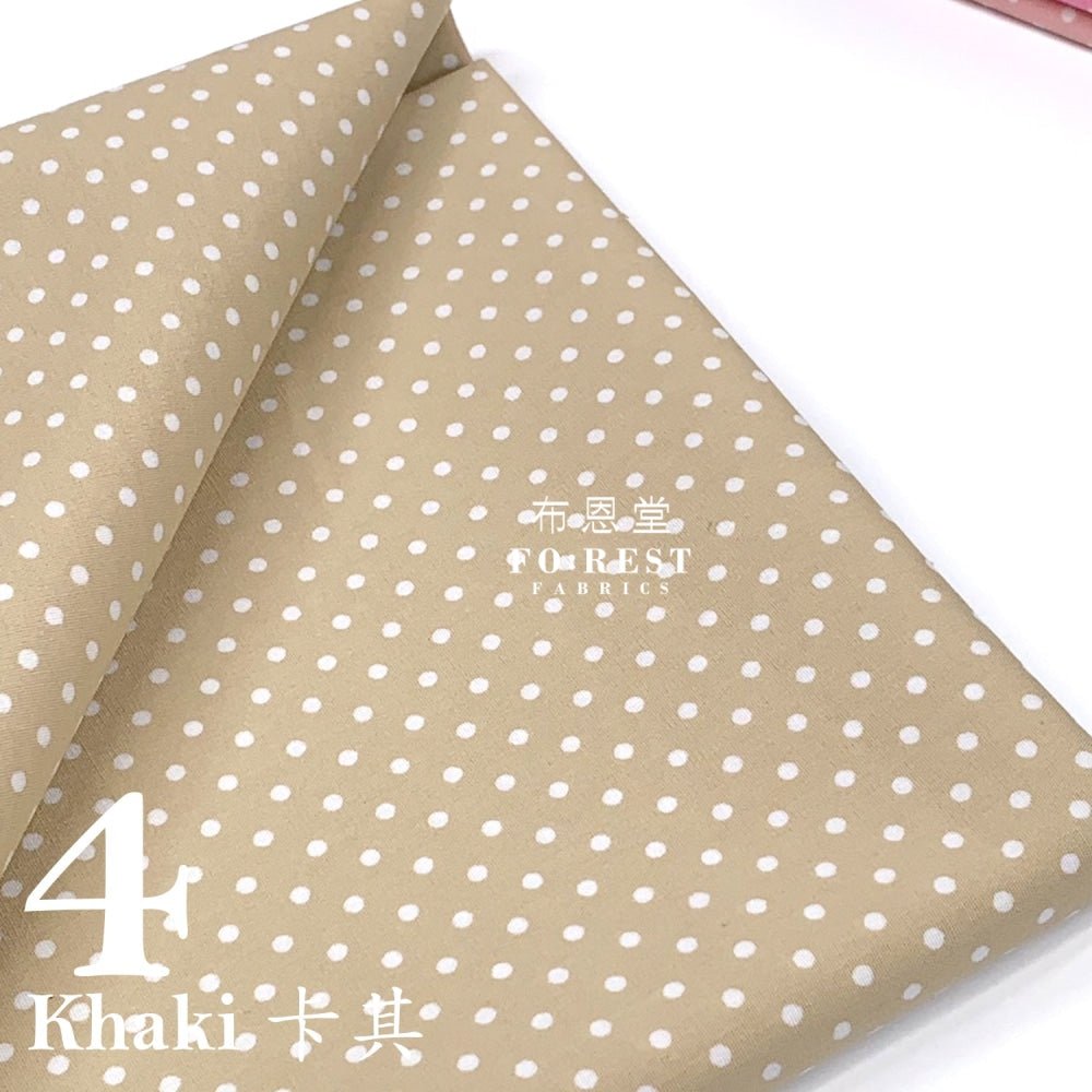 Cotton - Circle Dot fabric - FO:REST Fabric 布恩堂Liberty fabrictana lawnjapanese fabricykk zipper