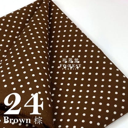 Cotton - Circle Dot fabric - FO:REST Fabric 布恩堂Liberty fabrictana lawnjapanese fabricykk zipper
