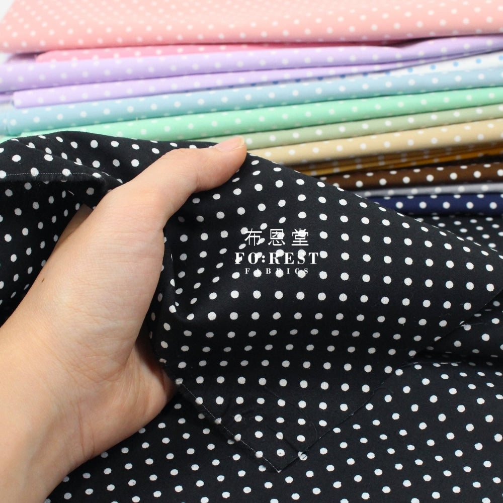 Cotton - Circle Dot fabric - FO:REST Fabric 布恩堂Liberty fabrictana lawnjapanese fabricykk zipper