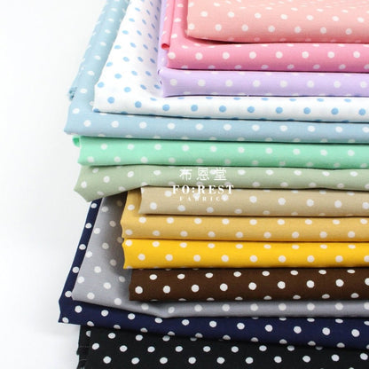 Cotton - Circle Dot fabric - FO:REST Fabric 布恩堂Liberty fabrictana lawnjapanese fabricykk zipper