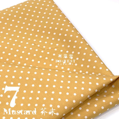Cotton - Circle Dot fabric - FO:REST Fabric 布恩堂Liberty fabrictana lawnjapanese fabricykk zipper
