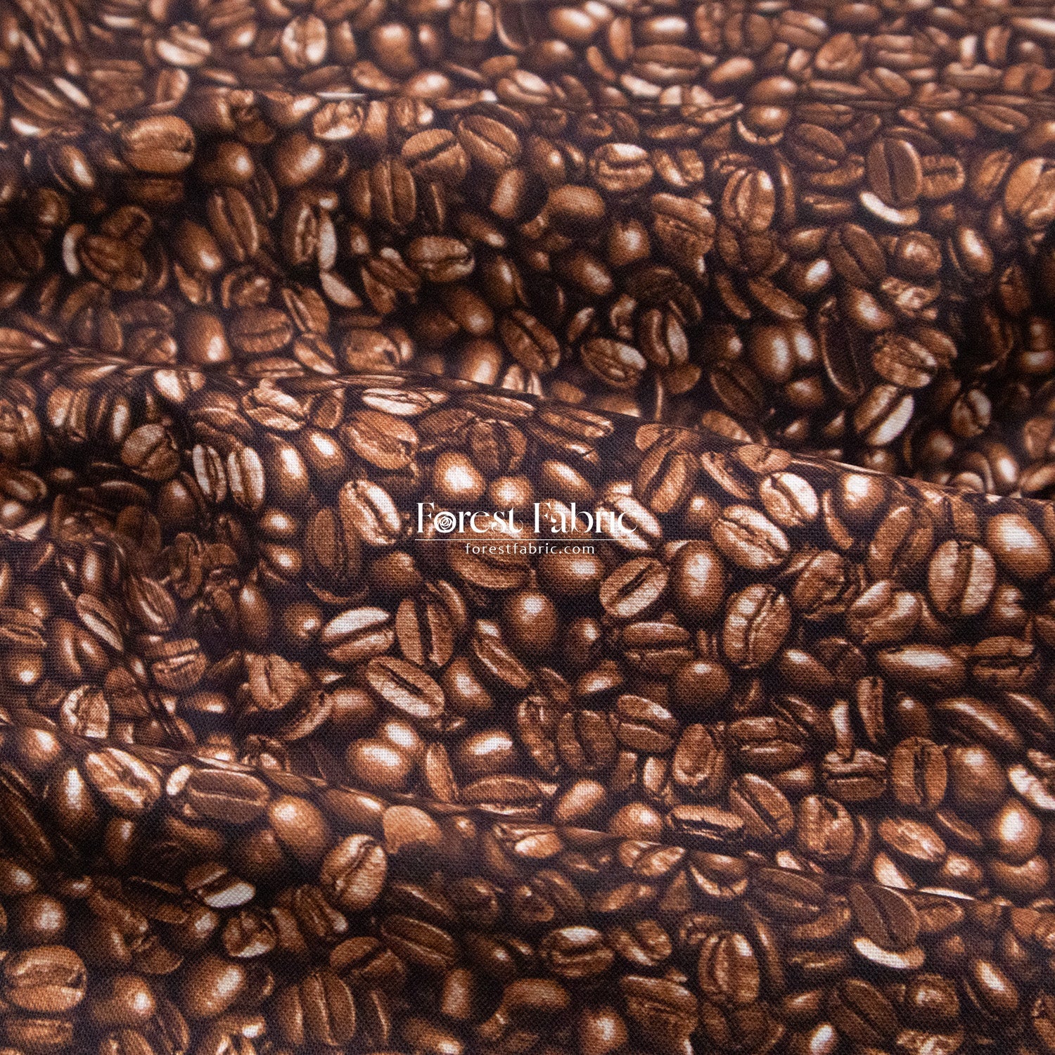cotton - Coffee fabric - FO:REST Fabric 布恩堂Liberty fabrictana lawnjapanese fabricykk zipper