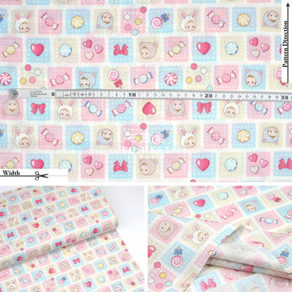 Cotton - Cookie Punicandy Fabric Natural