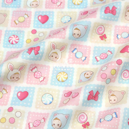 cotton - Cookie PuniCandy fabric Natural - FO:REST Fabric 布恩堂Liberty fabrictana lawnjapanese fabricykk zipper