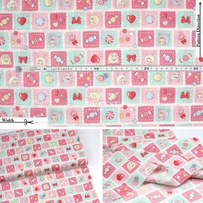 Cotton - Cookie Punicandy Fabric Red