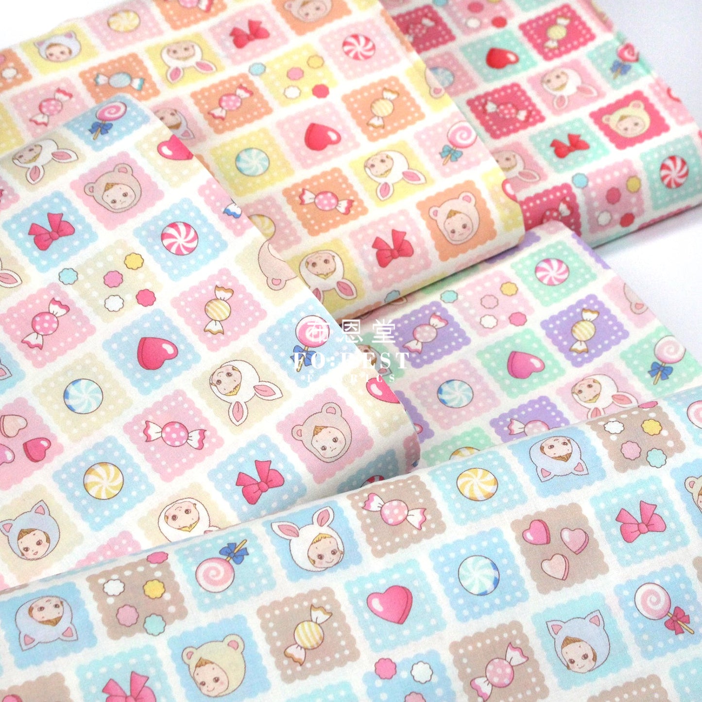 Cotton - Cookie Punicandy Fabric Red