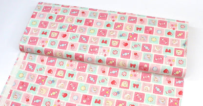 cotton - Cookie PuniCandy fabric Red - FO:REST Fabric 布恩堂Liberty fabrictana lawnjapanese fabricykk zipper
