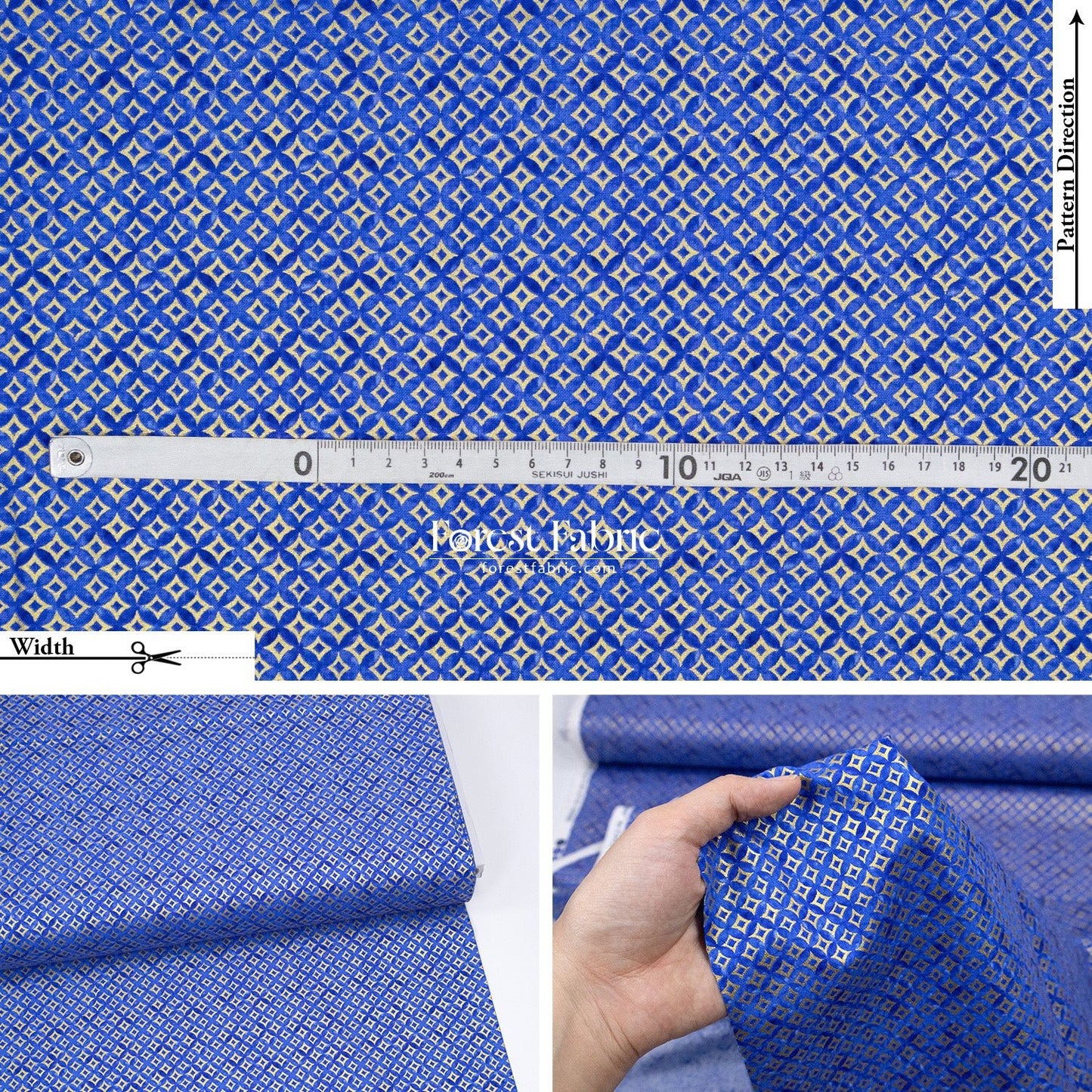 cotton - Crane Blue Collection fabric - FO:REST Fabric 布恩堂Liberty fabrictana lawnjapanese fabricykk zipper