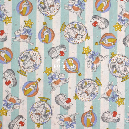 Cotton - Crystal Ball Fabric Blue Cotton