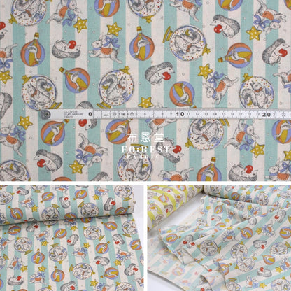 Cotton - Crystal Ball Fabric Blue Cotton
