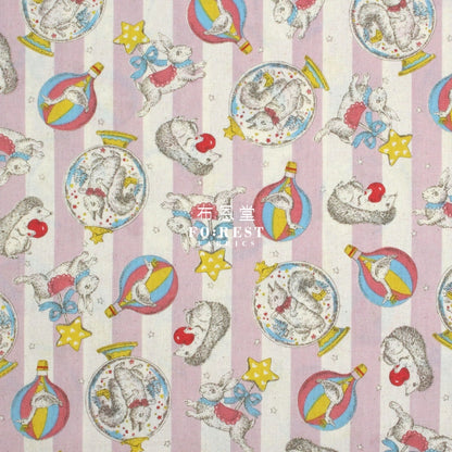 Cotton - Crystal Ball Fabric Pink Cotton