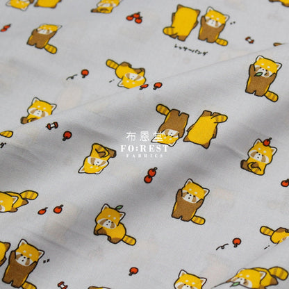 cotton - Cute lesser panda fabric Gary - FO:REST Fabric 布恩堂Liberty fabrictana lawnjapanese fabricykk zipper