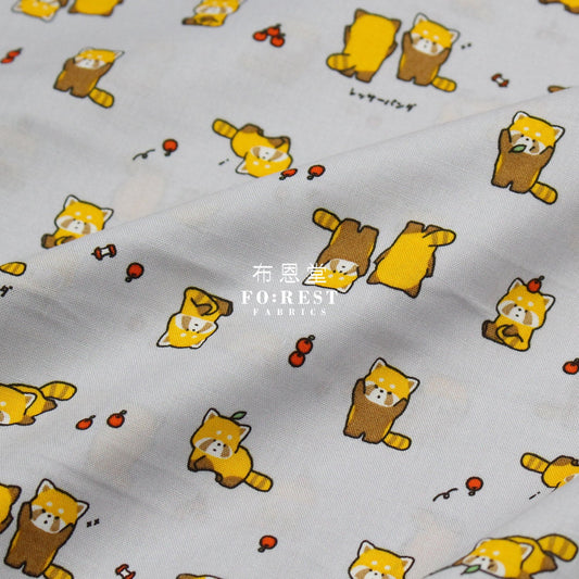 cotton - Cute lesser panda fabric Gary - FO:REST Fabric 布恩堂Liberty fabrictana lawnjapanese fabricykk zipper