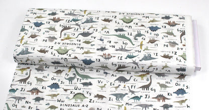 cotton - D For Dinosaurs fabric - FO:REST Fabric 布恩堂Liberty fabrictana lawnjapanese fabricykk zipper