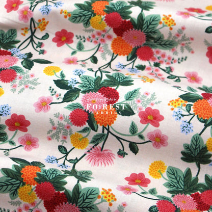 cotton - Dahlia fabric - FO:REST Fabric 布恩堂Liberty fabrictana lawnjapanese fabricykk zipper