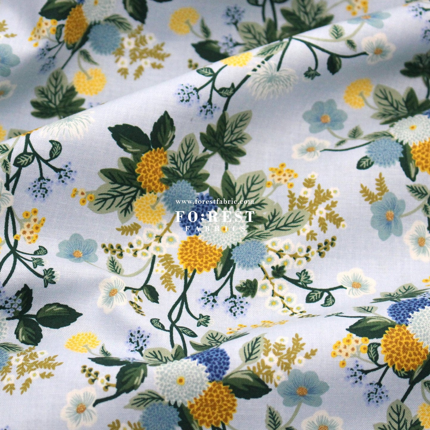cotton - Dahlia fabric - FO:REST Fabric 布恩堂Liberty fabrictana lawnjapanese fabricykk zipper