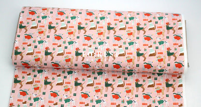 cotton - Dapper Dogs fabric - FO:REST Fabric 布恩堂Liberty fabrictana lawnjapanese fabricykk zipper