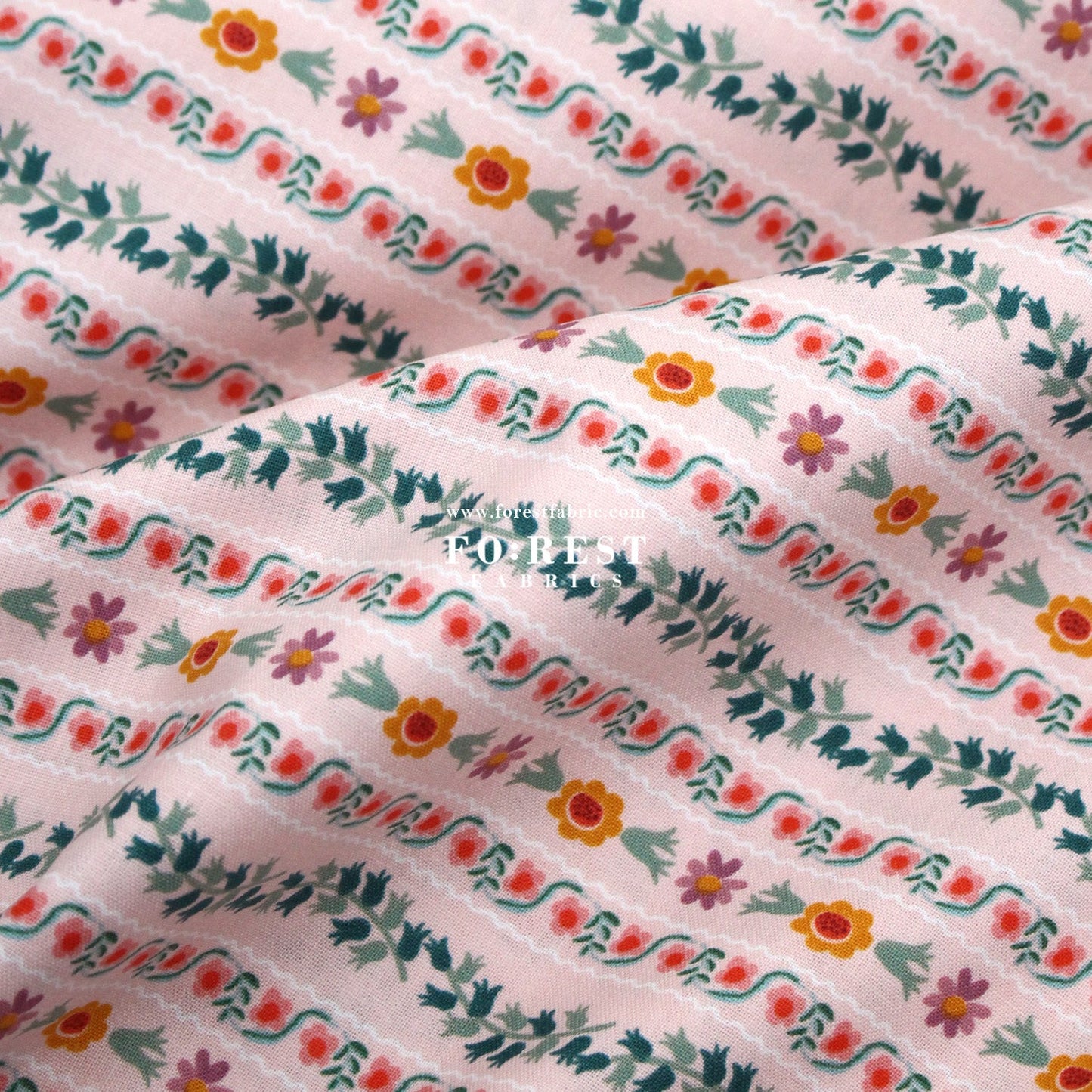 cotton - Delphine fabric - FO:REST Fabric 布恩堂Liberty fabrictana lawnjapanese fabricykk zipper