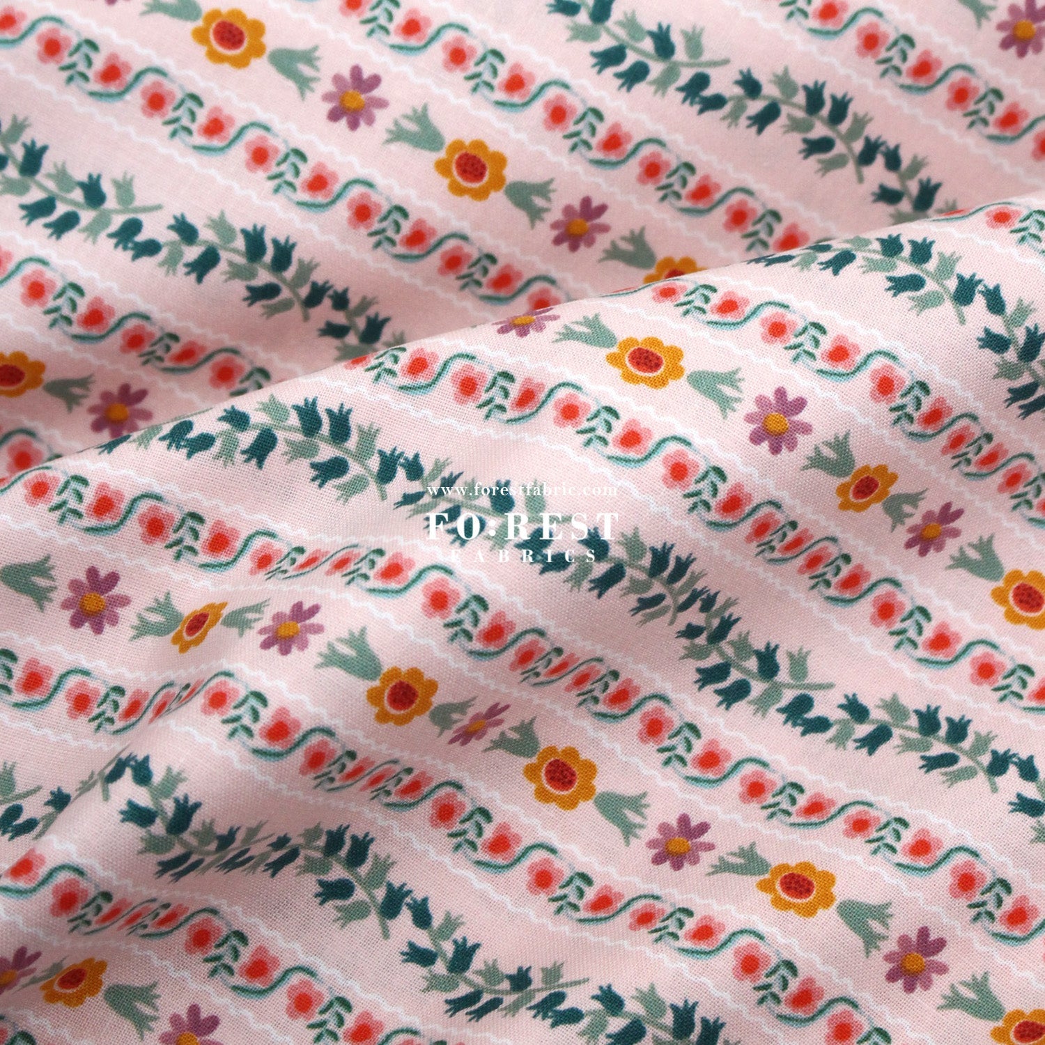 cotton - Delphine fabric - FO:REST Fabric 布恩堂Liberty fabrictana lawnjapanese fabricykk zipper