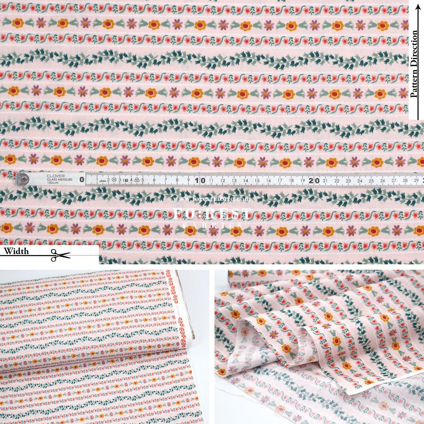 cotton - Delphine fabric - FO:REST Fabric 布恩堂Liberty fabrictana lawnjapanese fabricykk zipper