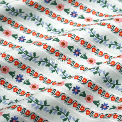 cotton - Delphine fabric - FO:REST Fabric 布恩堂Liberty fabrictana lawnjapanese fabricykk zipper