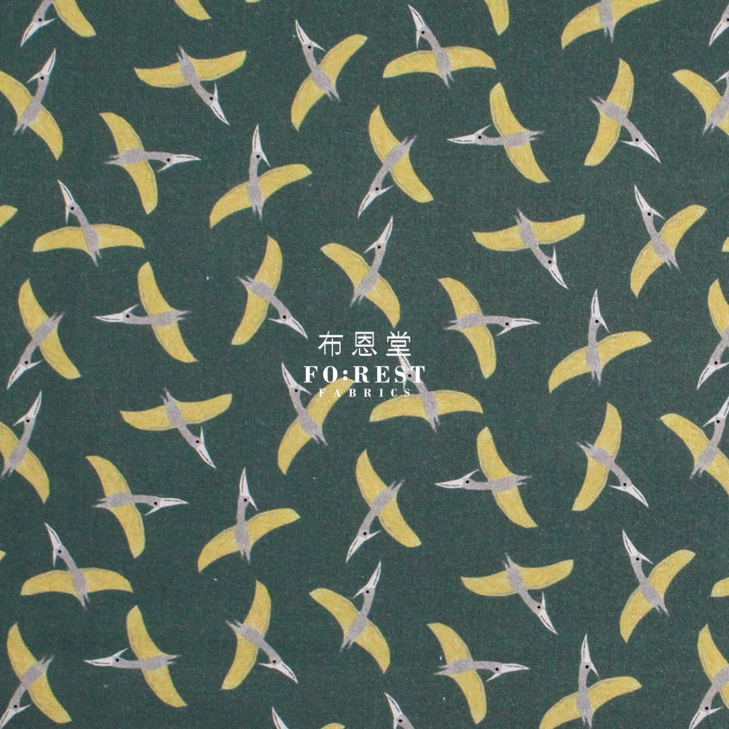 cotton - Dinosaurs Pterosaurs fabric - FO:REST Fabric 布恩堂Liberty fabrictana lawnjapanese fabricykk zipper