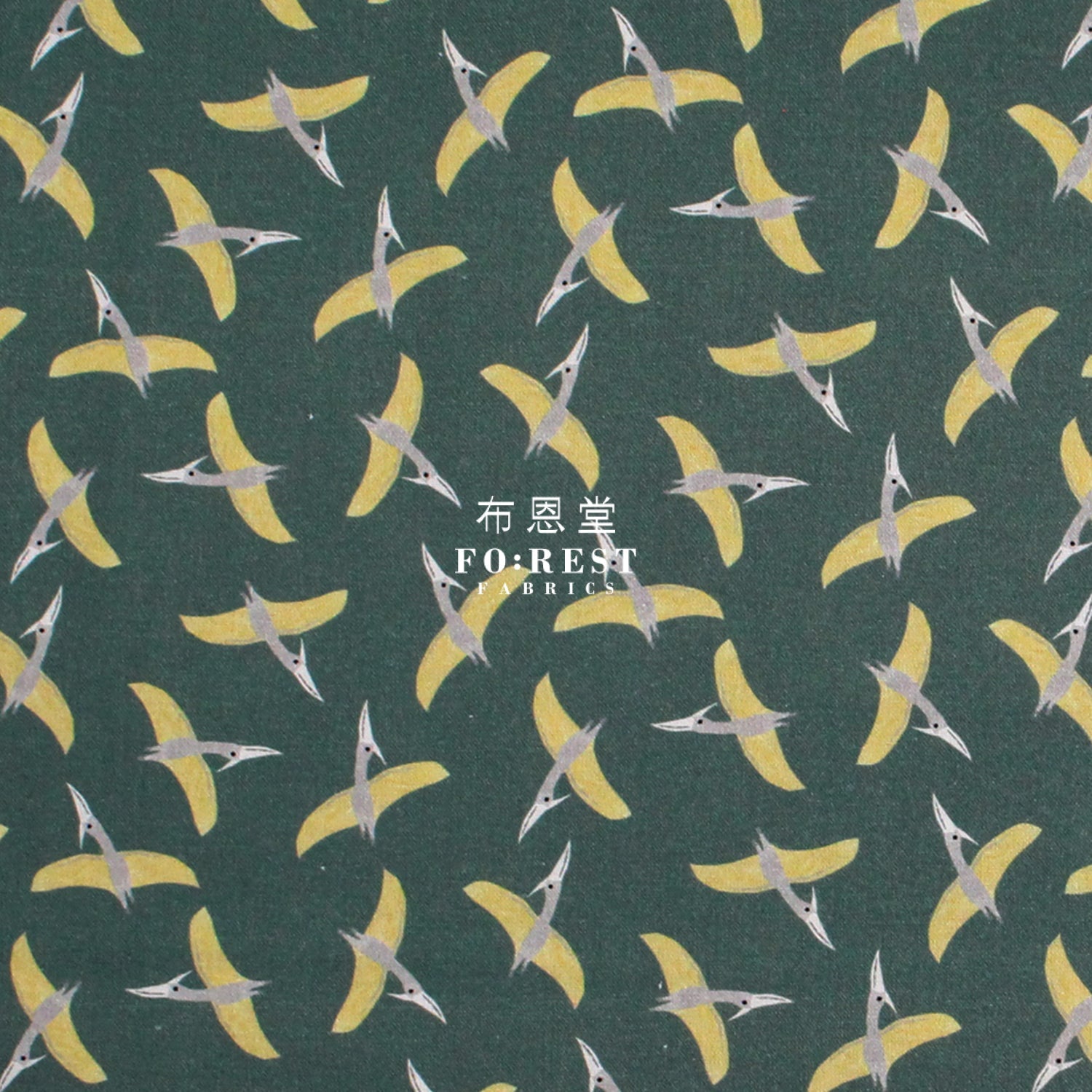 cotton - Dinosaurs Pterosaurs fabric - FO:REST Fabric 布恩堂Liberty fabrictana lawnjapanese fabricykk zipper