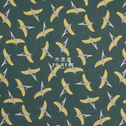 cotton - Dinosaurs Pterosaurs fabric - FO:REST Fabric 布恩堂Liberty fabrictana lawnjapanese fabricykk zipper