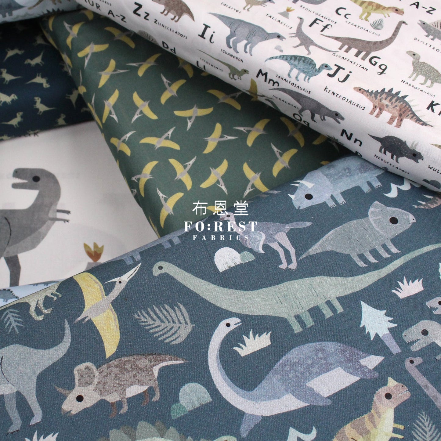Cotton - Dinosaurs Roar Fabric