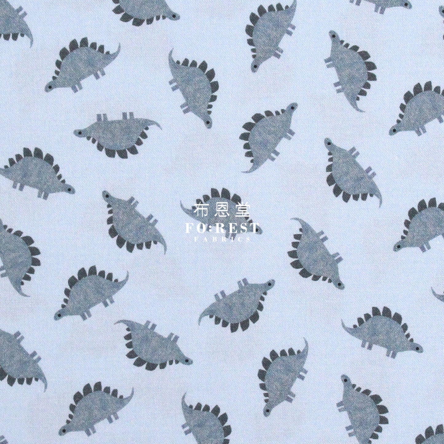 cotton - Dinosaurs Sterling fabric - FO:REST Fabric 布恩堂Liberty fabrictana lawnjapanese fabricykk zipper