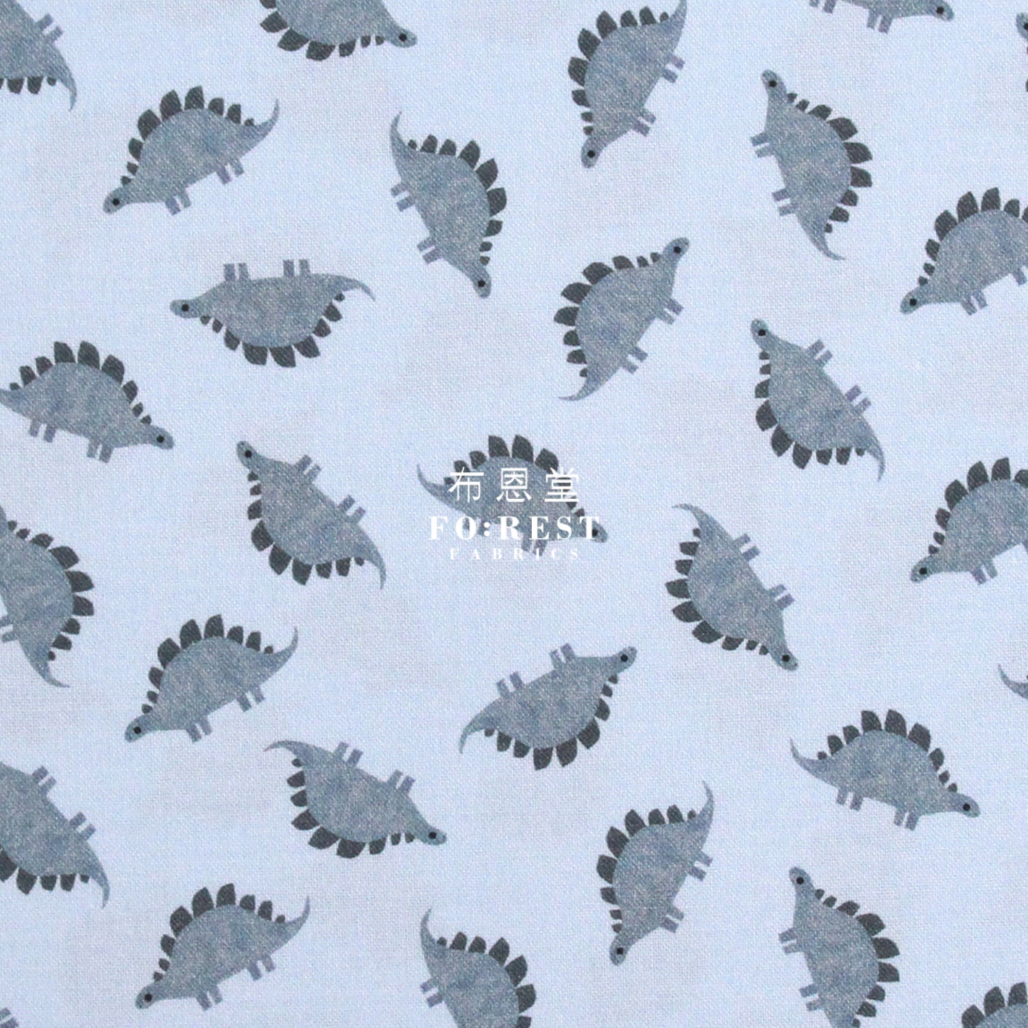 cotton - Dinosaurs Sterling fabric - FO:REST Fabric 布恩堂Liberty fabrictana lawnjapanese fabricykk zipper