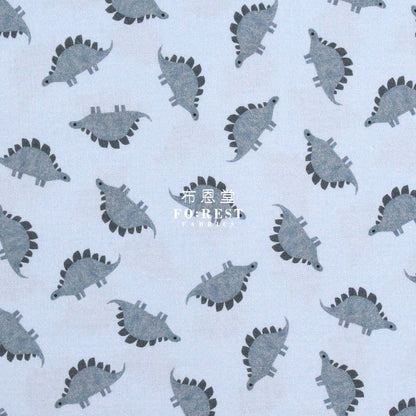 cotton - Dinosaurs Sterling fabric - FO:REST Fabric 布恩堂Liberty fabrictana lawnjapanese fabricykk zipper